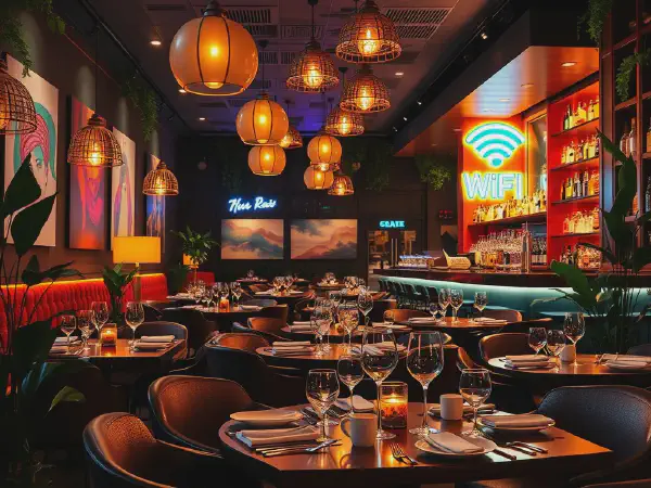 All Stars Restaurant & Bar: Experience Dining with Fast WiFi